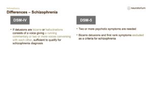 Differences – Schizophrenia